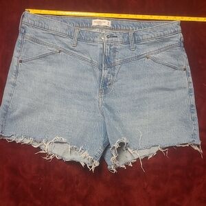 Abercrombie & Fitch Light Blue Jean Shorts